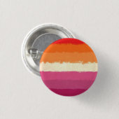 Badge Rond 2,50 Cm Drapeau de la fierté lesbienne (Devant & derrière)