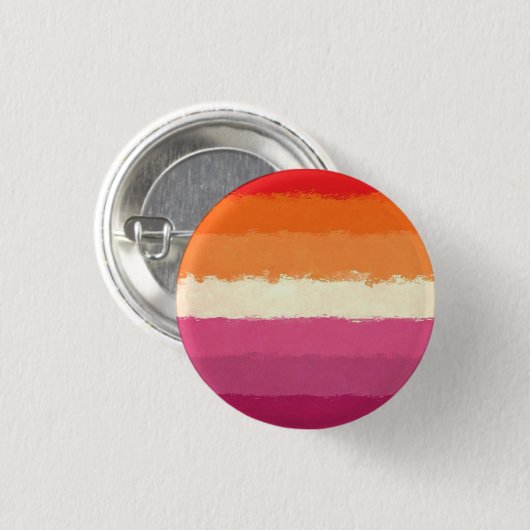 Badge Rond 2,50 Cm Drapeau de la fierté lesbienne (Devant & derrière)