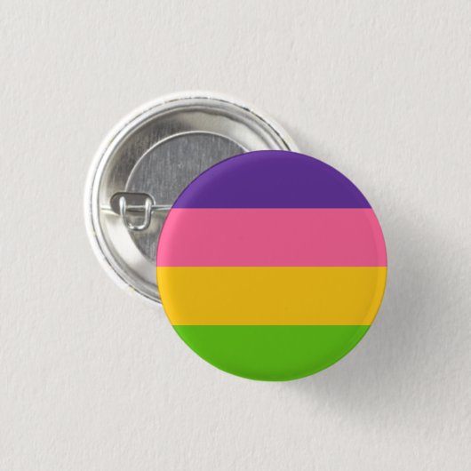 Badge Rond 2,50 Cm Drapeau de la fierté sapphique (Devant & derrière)