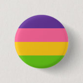 Badge Rond 2,50 Cm Drapeau de la fierté sapphique (Devant)