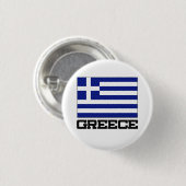 Badge Rond 2,50 Cm Drapeau de la Grèce (Devant & derrière)