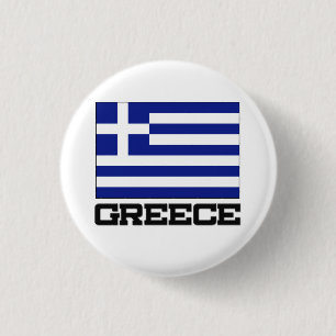 Badge Rond 2,50 Cm Drapeau de la Grèce