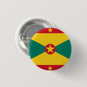 Badge Rond 2,50 Cm Drapeau de la Grenade (Devant & derrière)
