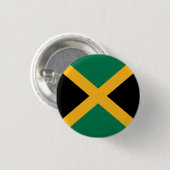Badge Rond 2,50 Cm Drapeau de la Jamaïque (Devant & derrière)