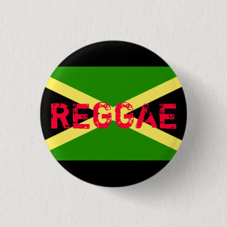 Badge Rond 2,50 Cm drapeau de la Jamaïque, REGGAE
