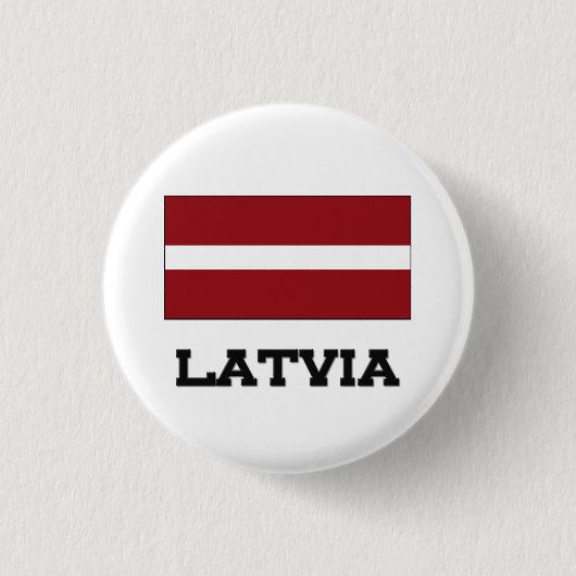 Badge Rond 2,50 Cm Drapeau de la Lettonie (Devant)
