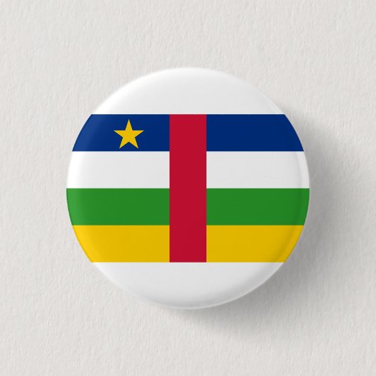 Badge Rond 2,50 Cm Drapeau de la République centrafricaine (Devant)