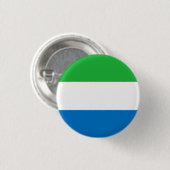 Badge Rond 2,50 Cm Drapeau de la Sierra Leone (Devant & derrière)