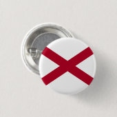 Badge Rond 2,50 Cm Drapeau de l'Alabama (Devant & derrière)