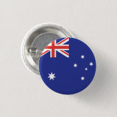 Badge Rond 2,50 Cm Drapeau de l'Australie (Devant & derrière)