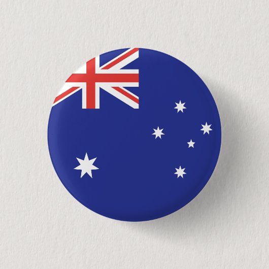 Badge Rond 2,50 Cm Drapeau de l'Australie (Devant)