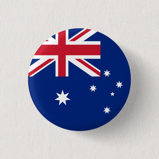 Badge Rond 2,50 Cm Drapeau de l'Australie (Devant)