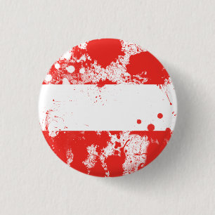 Badge Rond 2,50 Cm Drapeau de l'Autriche