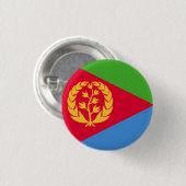 Badge Rond 2,50 Cm Drapeau de l'Érythrée (Devant & derrière)