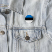 Badge Rond 2,50 Cm Drapeau de l'Estonie (En situation)