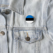 Badge Rond 2,50 Cm Drapeau de l'Estonie (En situation)
