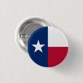 Badge Rond 2,50 Cm Drapeau de l'État du Texas (Devant & derrière)