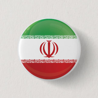 Badge Rond 2,50 Cm Drapeau de l'icône iranienne