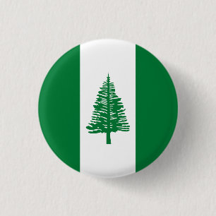 Badge Rond 2,50 Cm Drapeau de l'île Norfolk