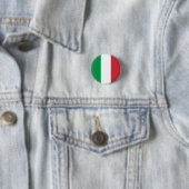 Badge Rond 2,50 Cm Drapeau de l'Italie (En situation)