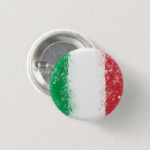 Badge Rond 2,50 Cm Drapeau de l'Italie (Devant & derrière)