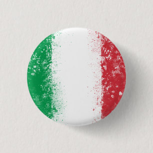 Badge Rond 2,50 Cm Drapeau de l'Italie