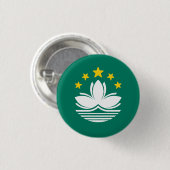 Badge Rond 2,50 Cm Drapeau de Macao (Devant & derrière)