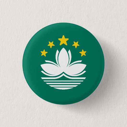 Badge Rond 2,50 Cm Drapeau de Macao (Devant)
