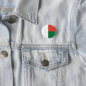 Badge Rond 2,50 Cm Drapeau de Madagascar (En situation)