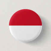 Badge Rond 2,50 Cm Drapeau de Monaco (Devant)