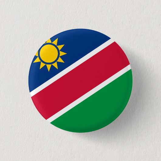 Badge Rond 2,50 Cm Drapeau de Namibie (Devant)