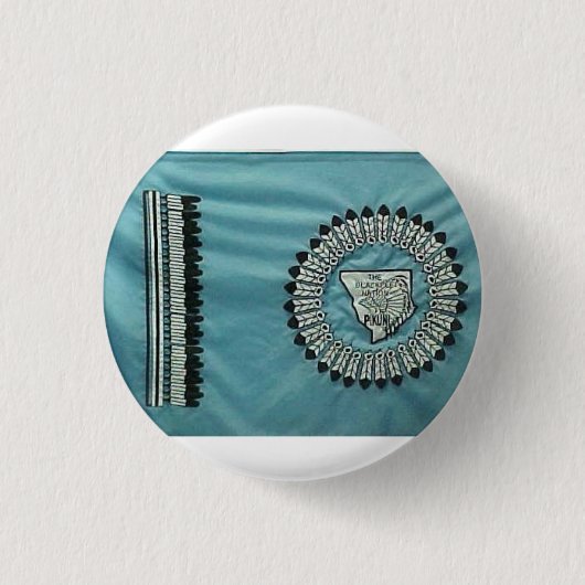 Badge Rond 2,50 Cm Drapeau de nation de Blackfeet (Devant)
