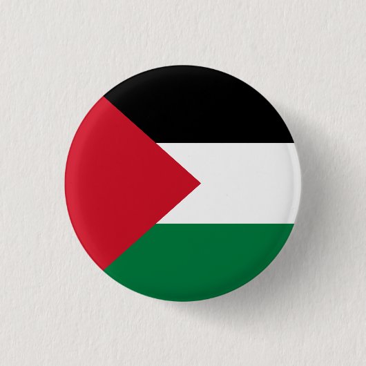 Badge Rond 2,50 Cm Drapeau de Palestine (Devant)