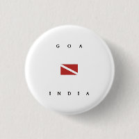 Drapeau de piqué de scaphandre de Goa Inde
