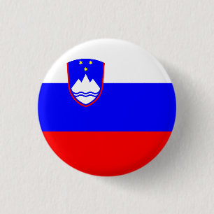 Badge Rond 2,50 Cm Drapeau de Slovénie