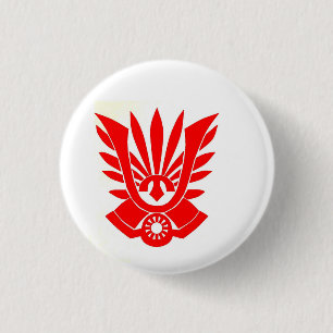 Badge Rond 2,50 Cm Drapeau de Tatenokai, Yukio Mishima