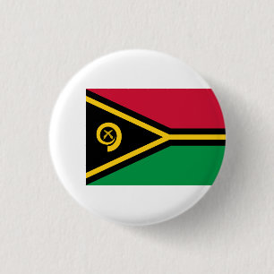 Badge Rond 2,50 Cm Drapeau de Vanuatu