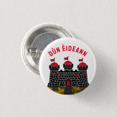 Badge Rond 2,50 Cm Drapeau d'Édimbourg - ÉCOSSE (Devant & derrière)