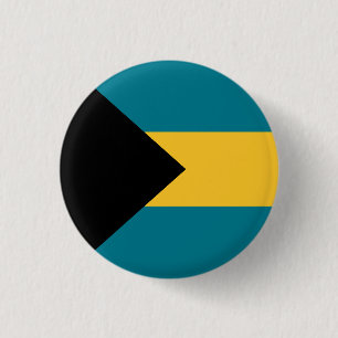 Badge Rond 2,50 Cm Drapeau des Bahamas
