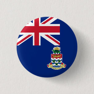 Badge Rond 2,50 Cm Drapeau des îles Caïmans