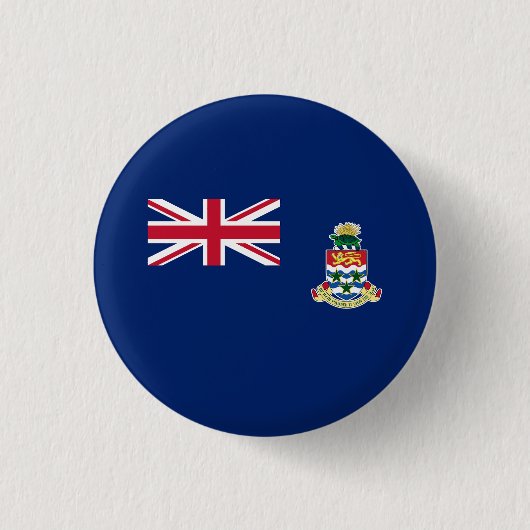 Badge Rond 2,50 Cm Drapeau des îles Caïmans (Devant)