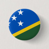 Badge Rond 2,50 Cm Drapeau des Îles Salomon (Devant)