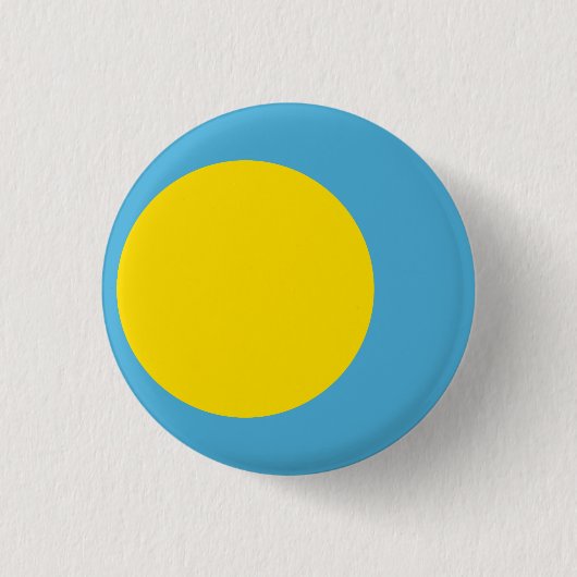 Badge Rond 2,50 Cm Drapeau des Palaos (Devant)