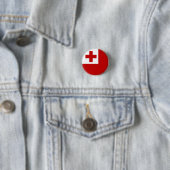 Badge Rond 2,50 Cm Drapeau des Tonga (En situation)