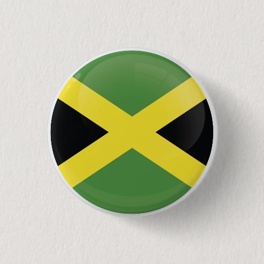 Badge Rond 2,50 Cm Drapeau d'icône Jamaïque (Devant)