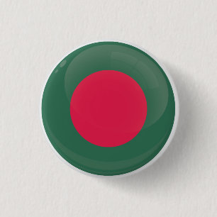 Badge Rond 2,50 Cm Drapeau d'icône rond du Bangladesh