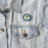 Badge Rond 2,50 Cm Drapeau du Belize (En situation)
