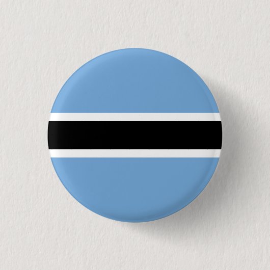 Badge Rond 2,50 Cm Drapeau du Botswana (Devant)