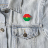 Badge Rond 2,50 Cm Drapeau du Burkina Faso (En situation)