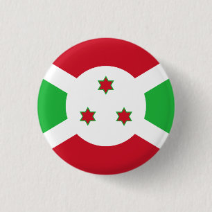 Badge Rond 2,50 Cm Drapeau du Burundi